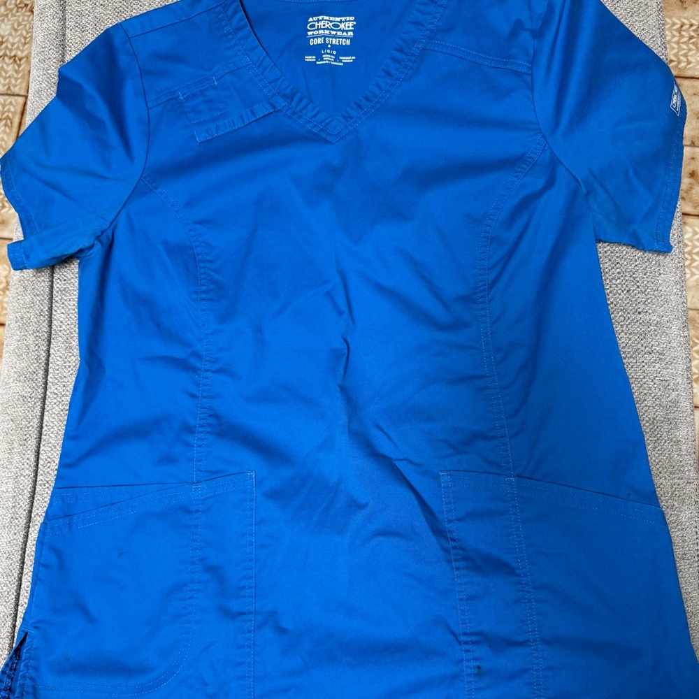 Cherokee royal Blue Scrub set